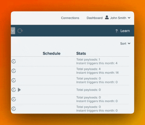 Changing the monthly payload limit from the AppConnect menu